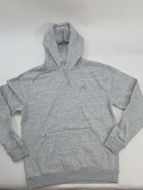 Men's Large Volcom Pullover Hoodie. In color Light Heather Grey. Great Condition